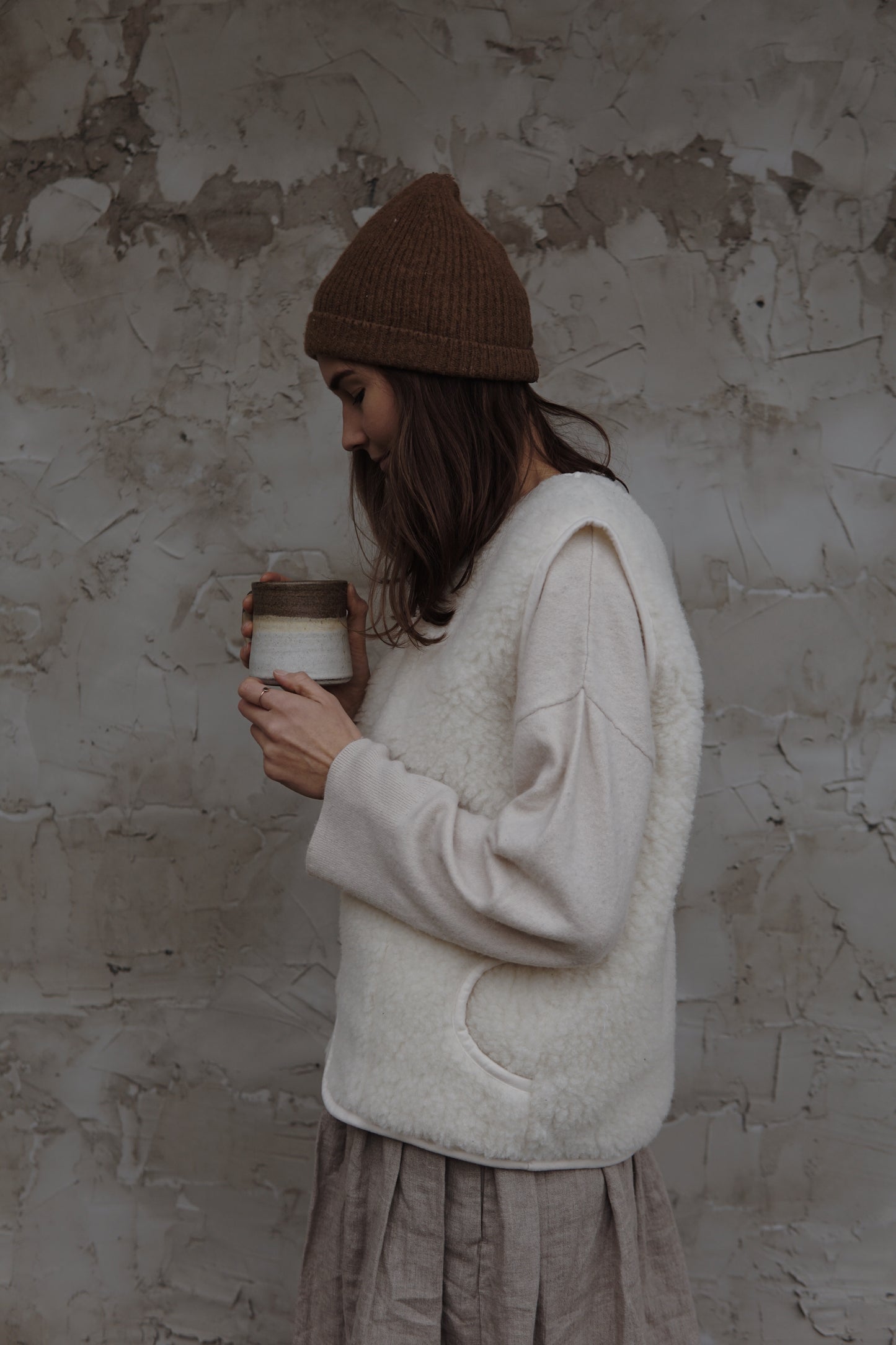 WOMEN WOOL VEST