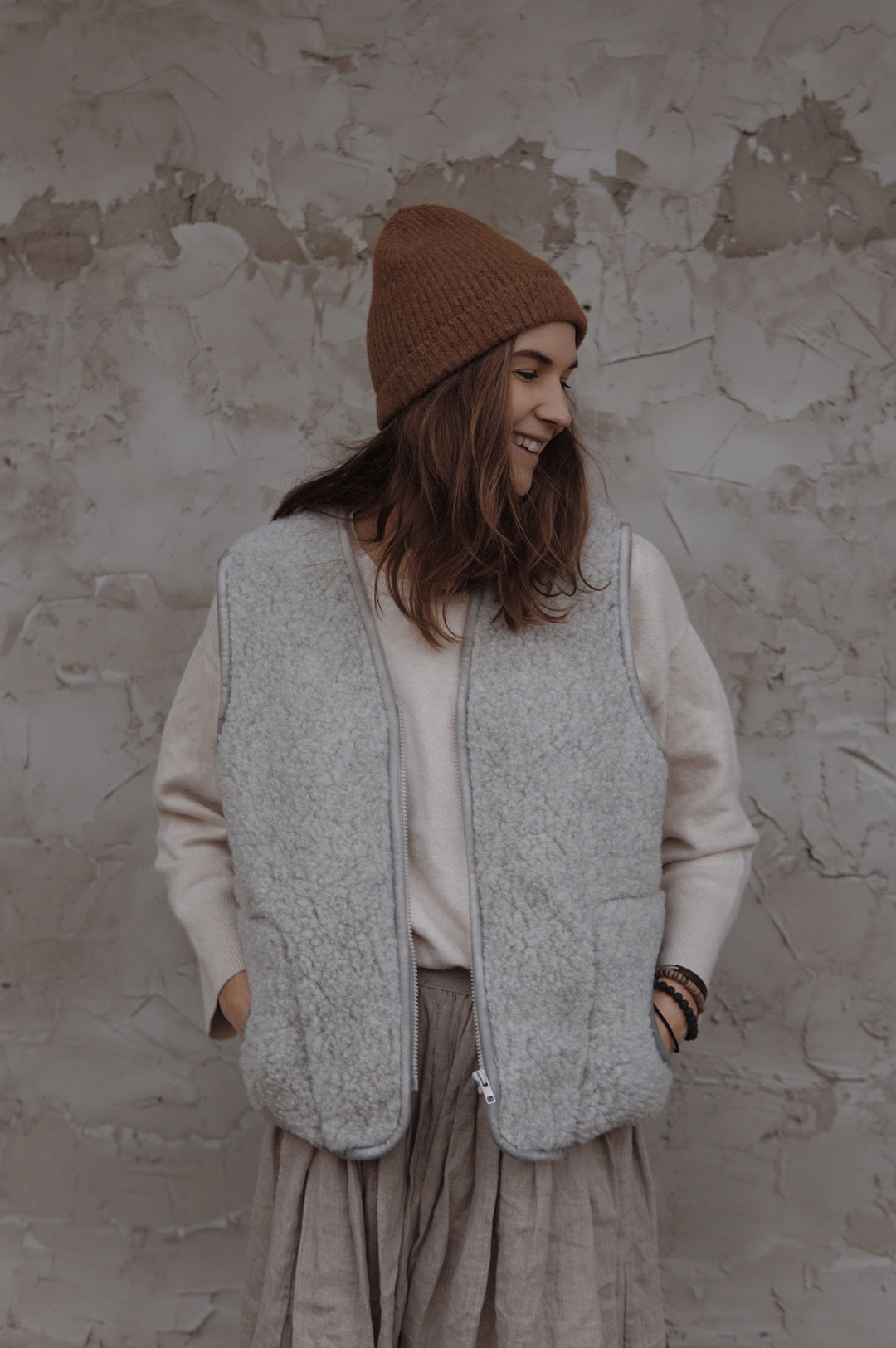 WOMEN WOOL VEST